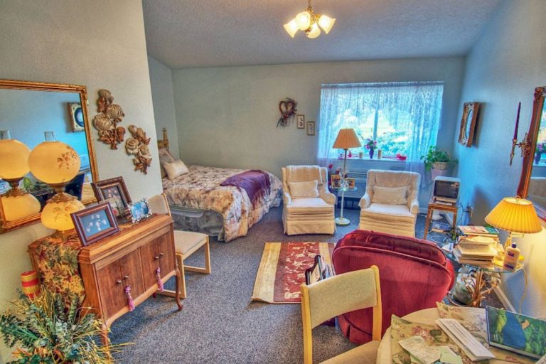 Bedroom at Wellsprings Assisted Living